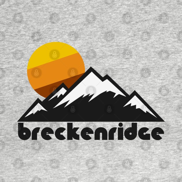 Retro Breckenridge ))(( Tourist Souvenir Travel Design by darklordpug